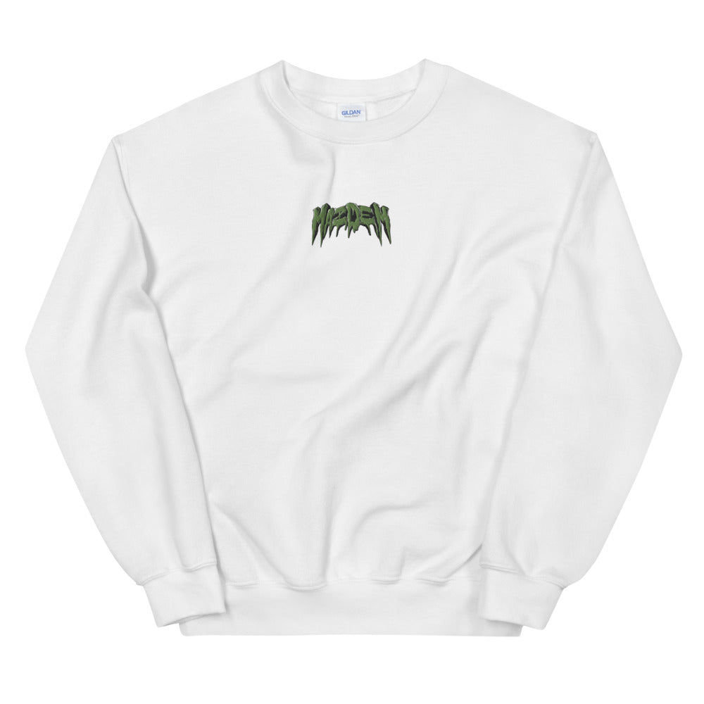 Sudadera Blanca Bordada Unisex